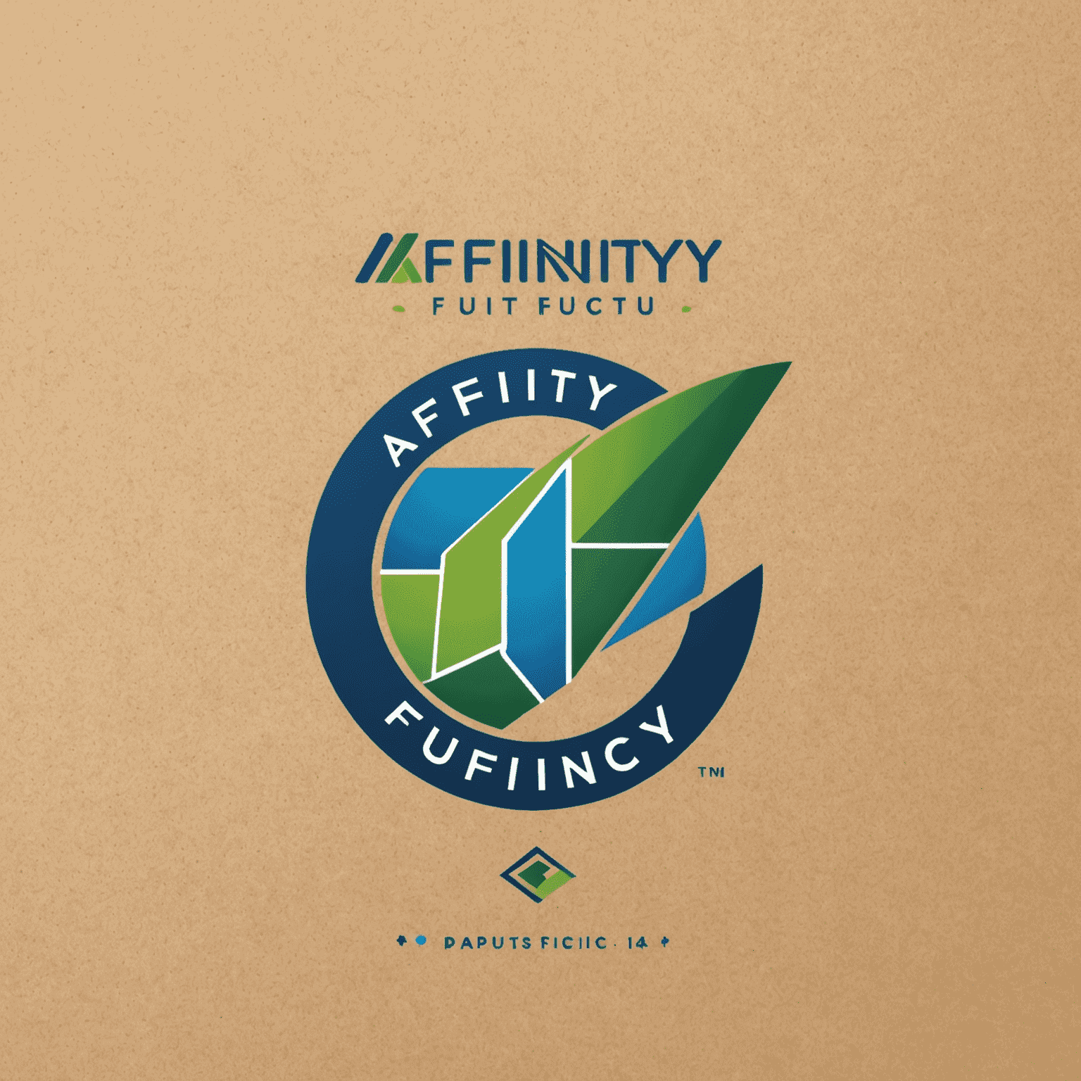 Affinity FCU logo featuring modern, sleek design with blue and green elements