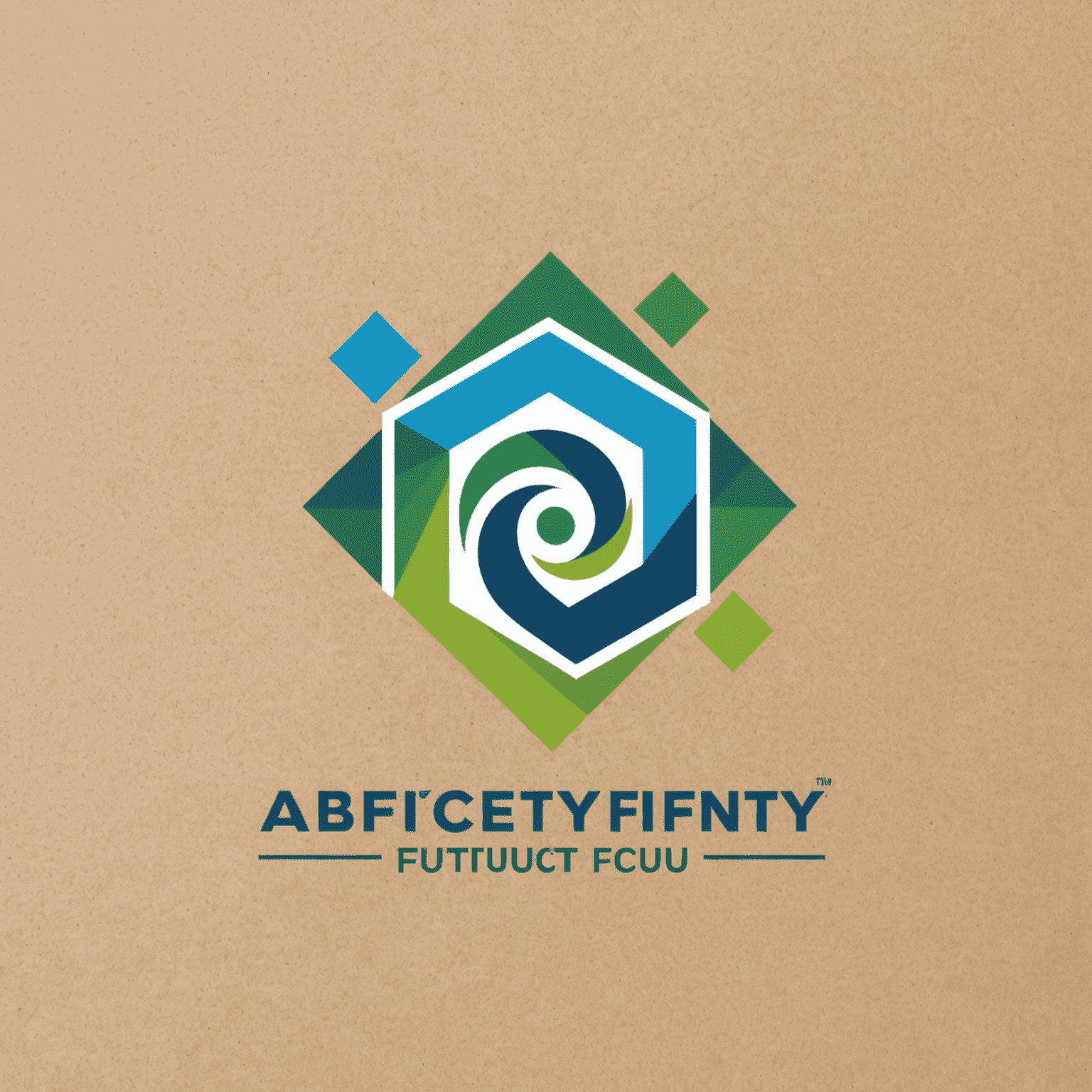 Affinity FCU logo featuring modern, sleek design with blue and green elements