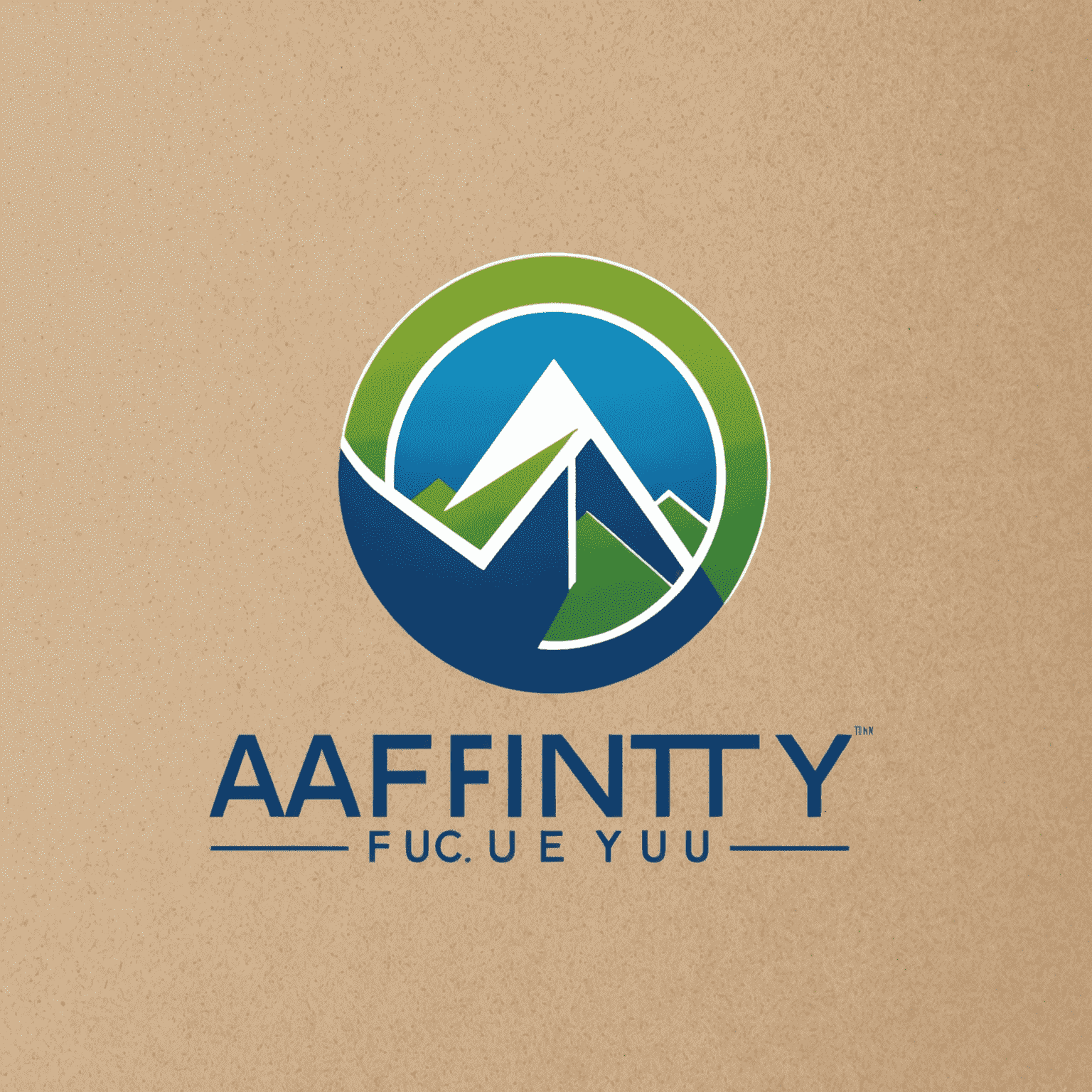 Affinity FCU logo featuring modern, sleek design with blue and green elements