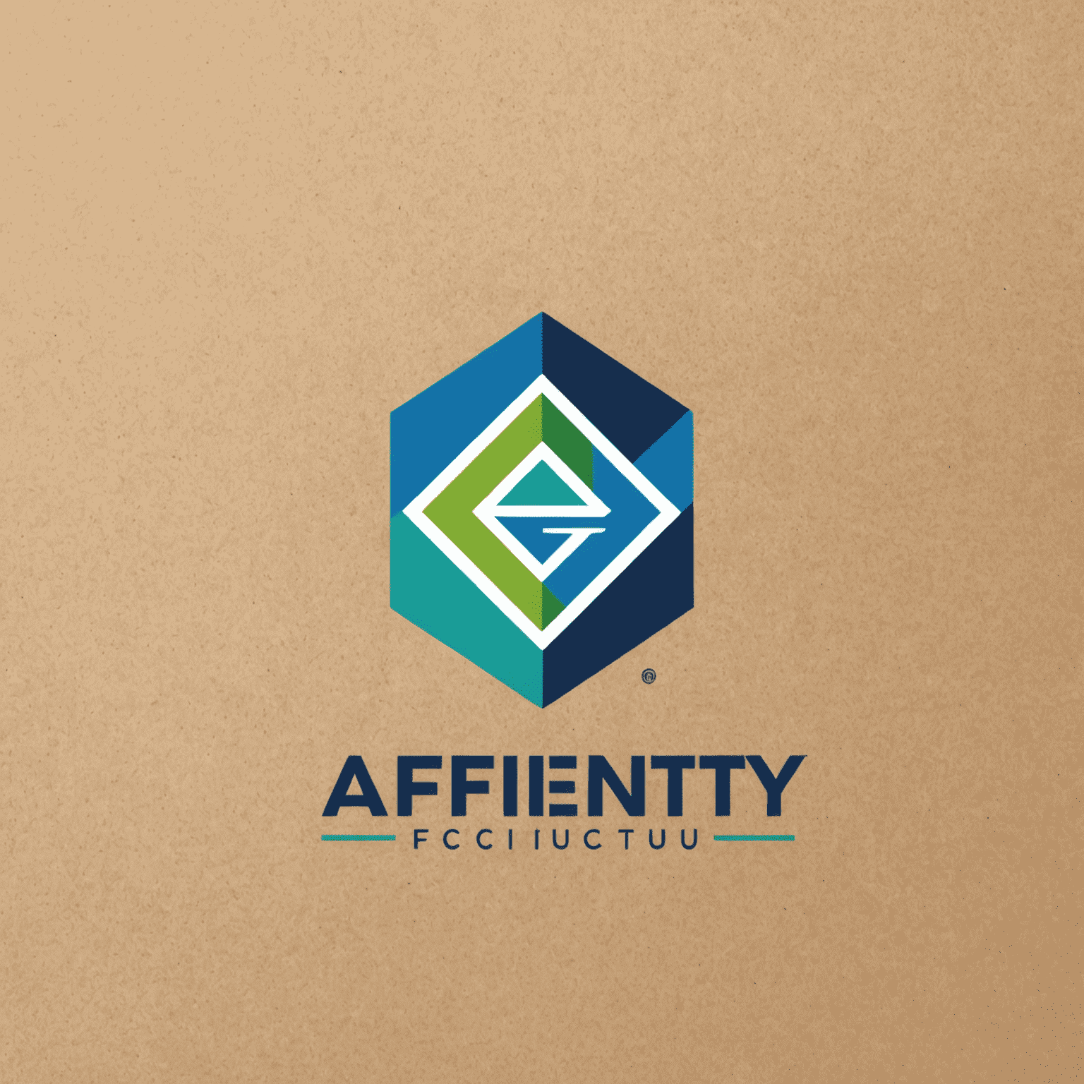 Affinity FCU logo featuring modern, sleek design with blue and green elements