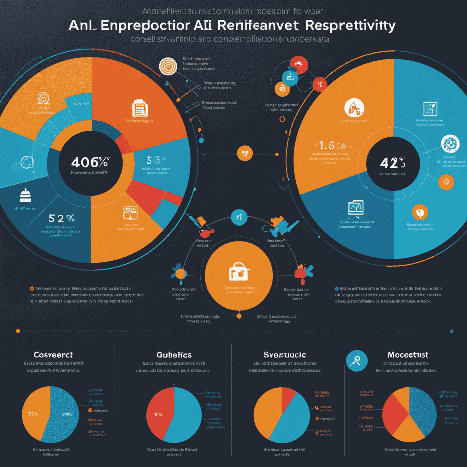 An infographic showing how AI analyzes transaction patterns, with visual representations of normal vs. suspicious activity